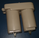 porta pilha ou caixa de 2 pilhas rinnai 157br
